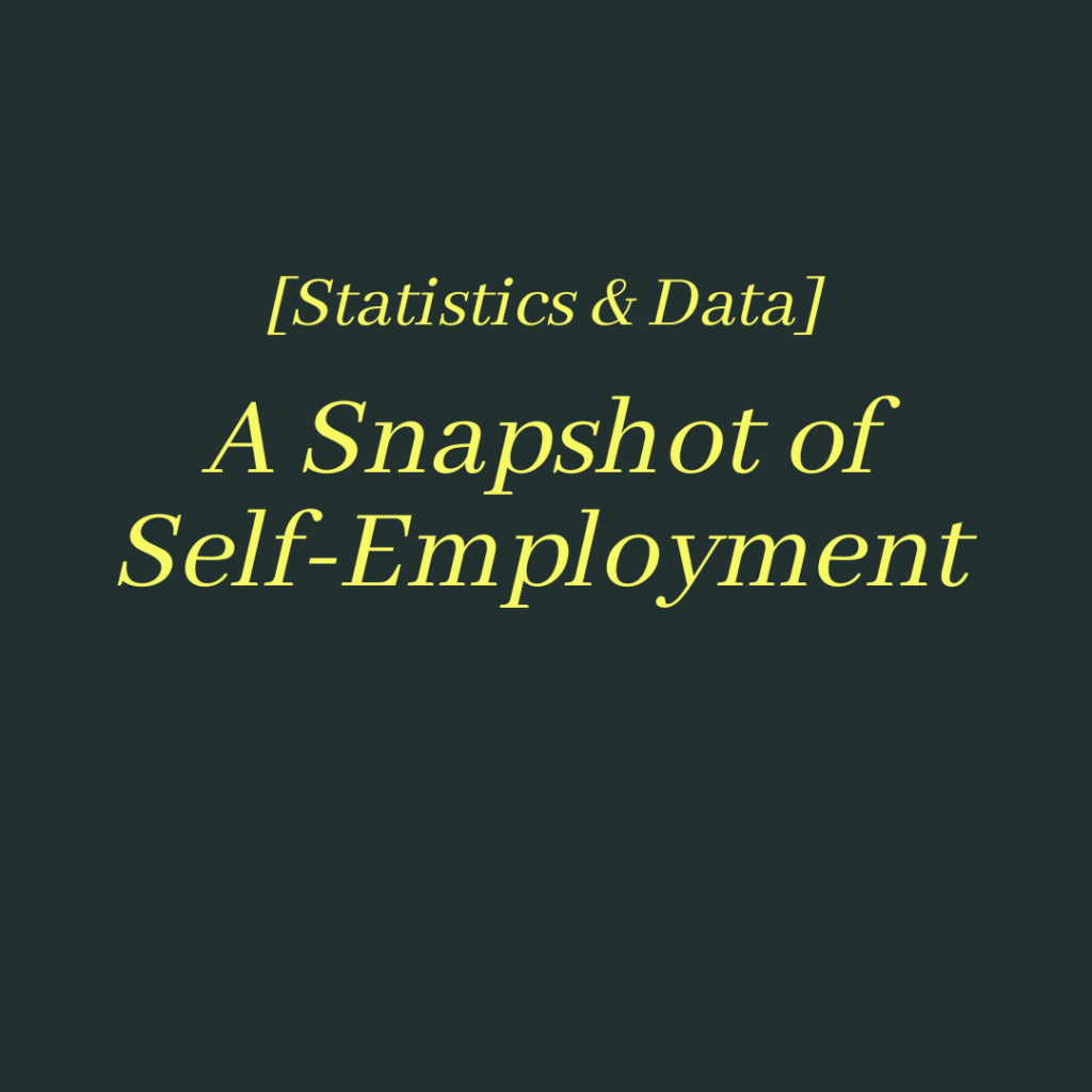 A Snapshot of Self-Employment